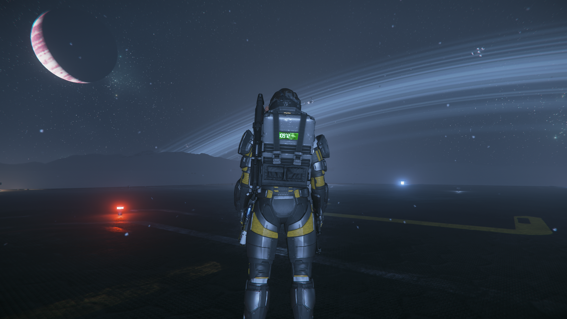 Lonely boy looking at the belt of yella and crusader